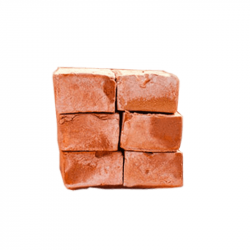 9″ x 4.5″ x 2.8″ Red Clay Bricks Grade 2 (AAAB-13402)