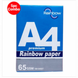 Rainbow A4 Paper (65 GSM) 5...