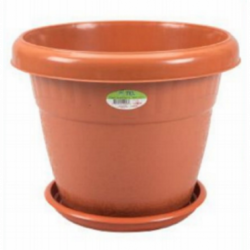 Flower Tub with Tray 12"-SW...