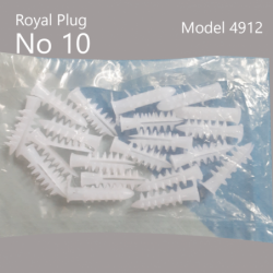 No 10 Royal Plug PVC Plastic